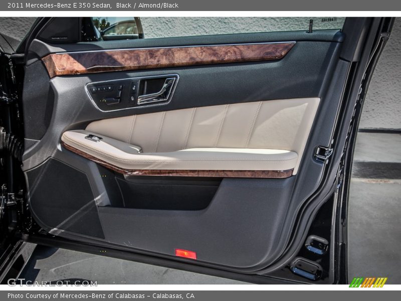 Black / Almond/Black 2011 Mercedes-Benz E 350 Sedan