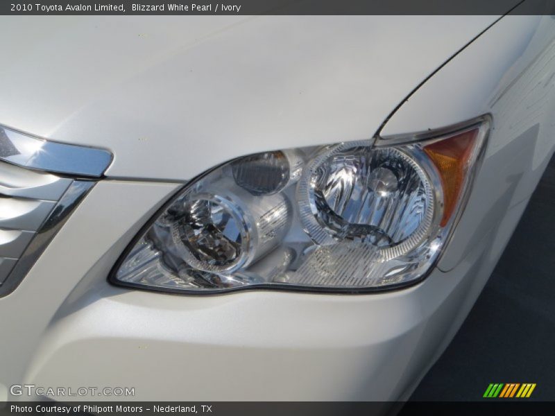 Blizzard White Pearl / Ivory 2010 Toyota Avalon Limited
