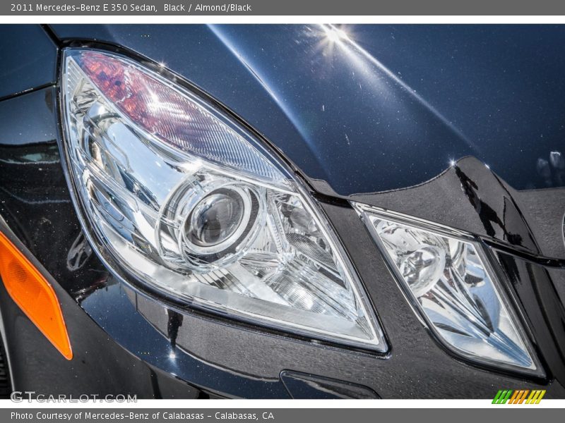Black / Almond/Black 2011 Mercedes-Benz E 350 Sedan