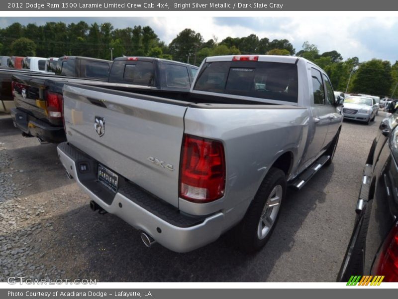 Bright Silver Metallic / Dark Slate Gray 2012 Dodge Ram 1500 Laramie Limited Crew Cab 4x4