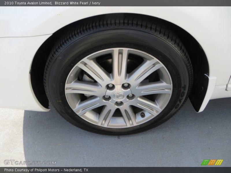 Blizzard White Pearl / Ivory 2010 Toyota Avalon Limited