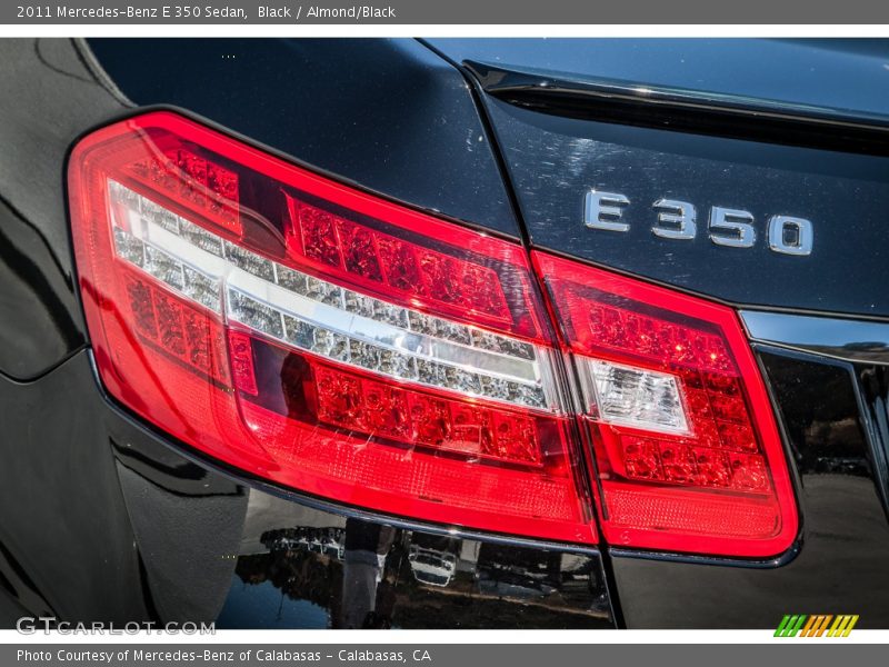 Black / Almond/Black 2011 Mercedes-Benz E 350 Sedan