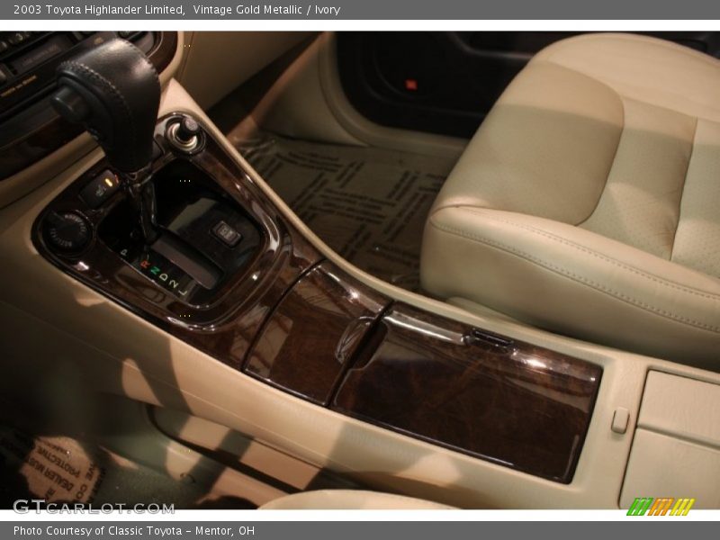 Vintage Gold Metallic / Ivory 2003 Toyota Highlander Limited