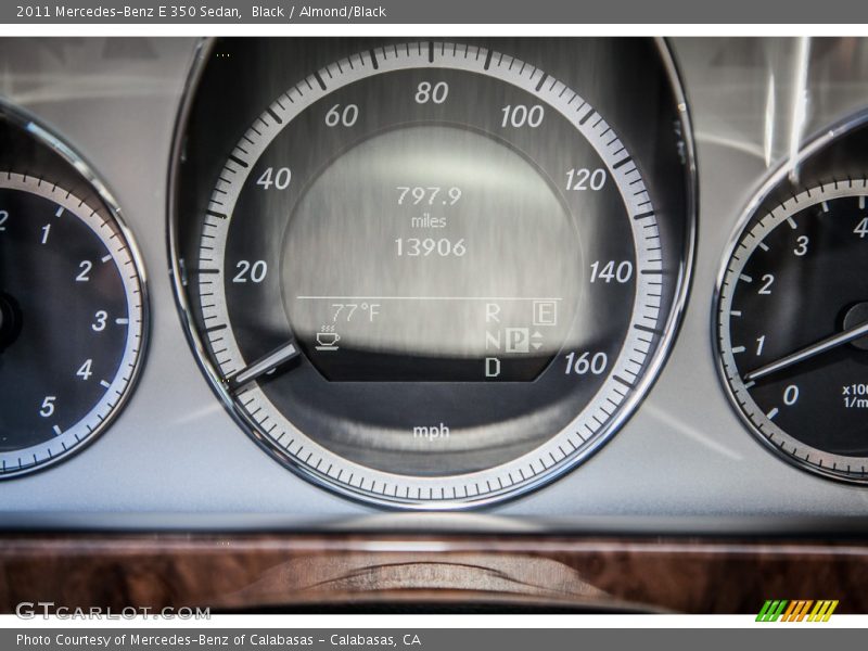 Black / Almond/Black 2011 Mercedes-Benz E 350 Sedan