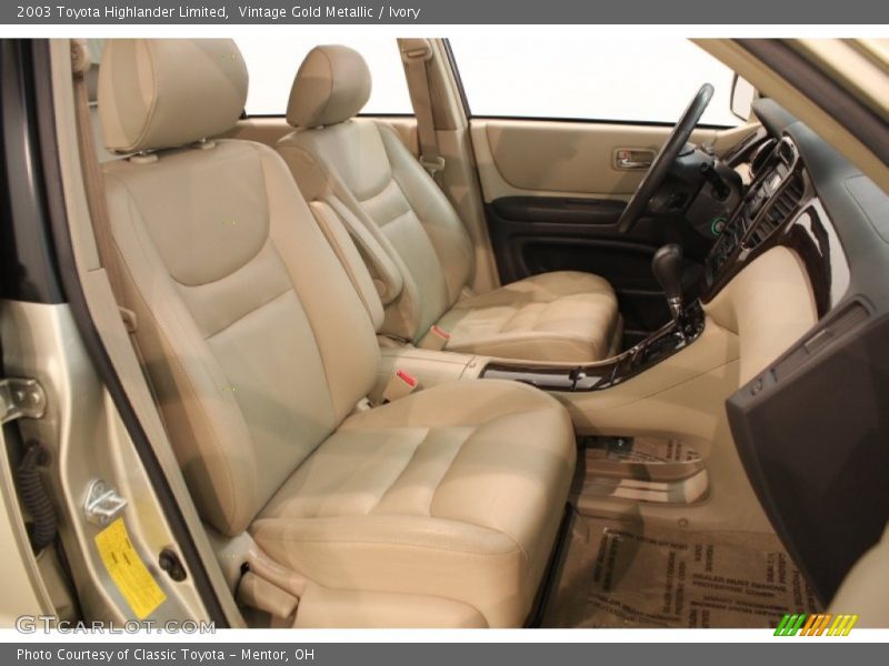 Vintage Gold Metallic / Ivory 2003 Toyota Highlander Limited