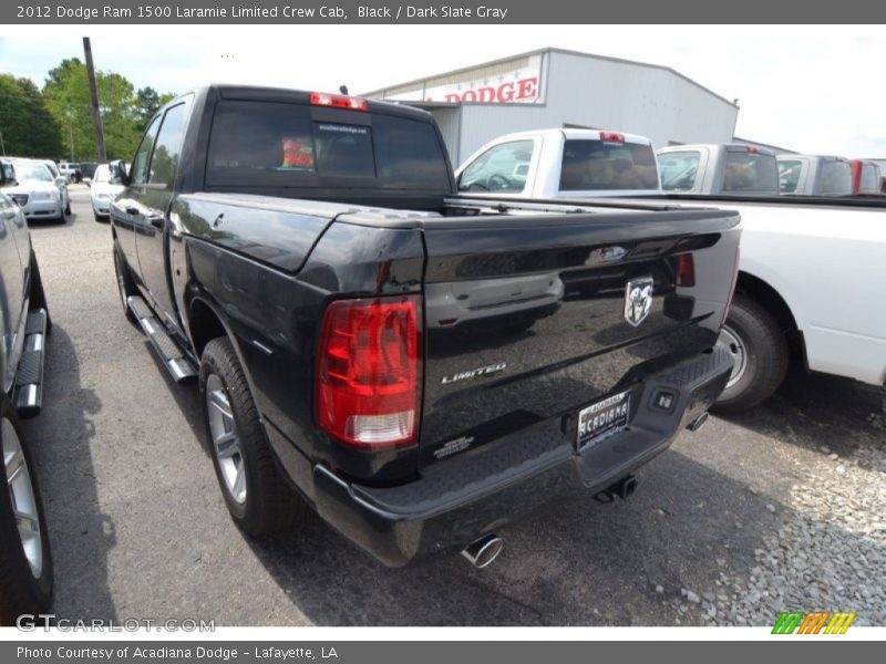 Black / Dark Slate Gray 2012 Dodge Ram 1500 Laramie Limited Crew Cab