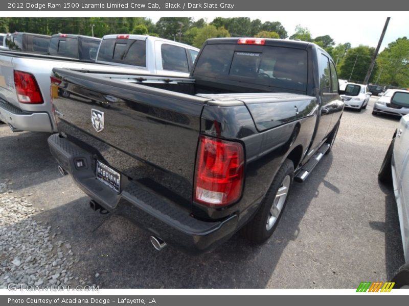 Black / Dark Slate Gray 2012 Dodge Ram 1500 Laramie Limited Crew Cab