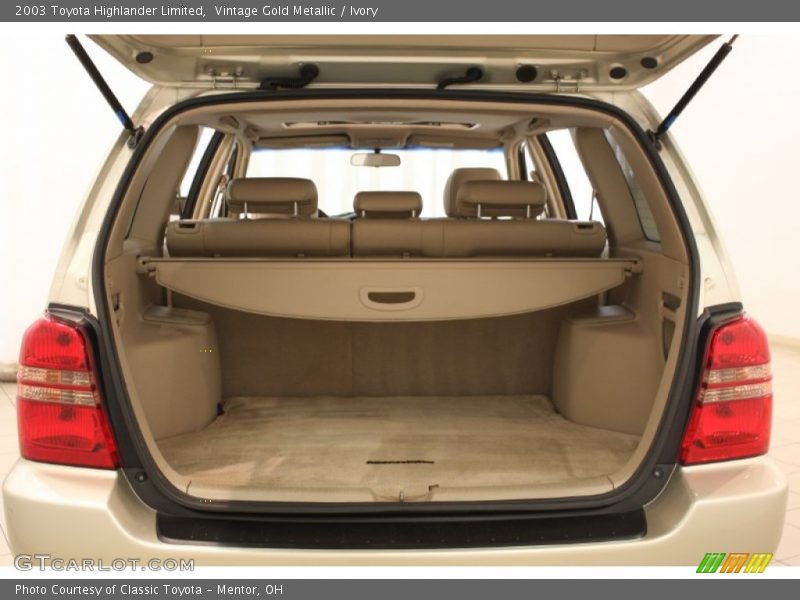 Vintage Gold Metallic / Ivory 2003 Toyota Highlander Limited