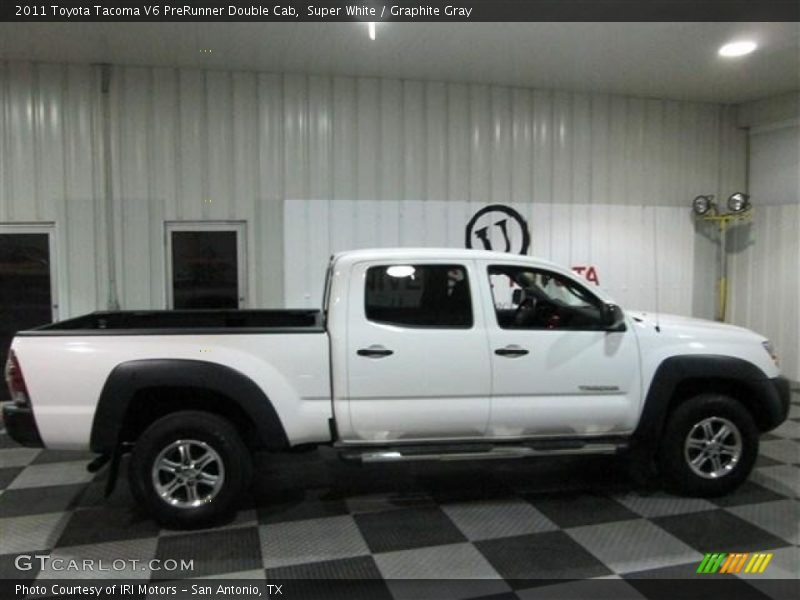 Super White / Graphite Gray 2011 Toyota Tacoma V6 PreRunner Double Cab