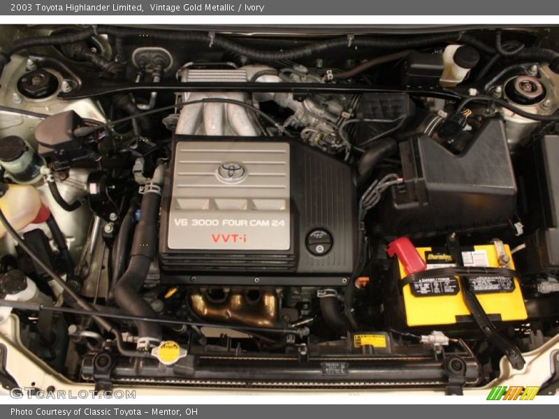 Vintage Gold Metallic / Ivory 2003 Toyota Highlander Limited