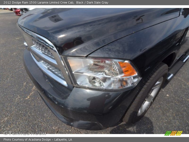 Black / Dark Slate Gray 2012 Dodge Ram 1500 Laramie Limited Crew Cab