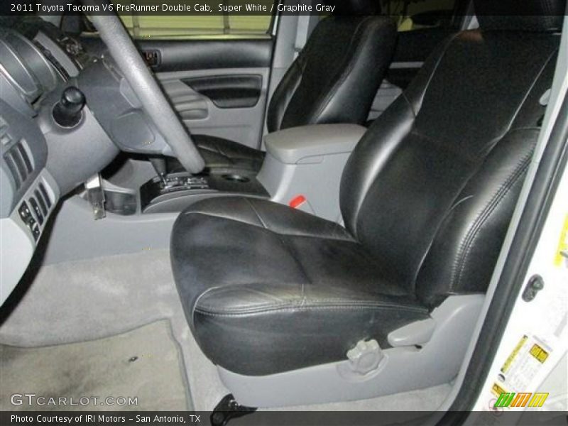 Super White / Graphite Gray 2011 Toyota Tacoma V6 PreRunner Double Cab