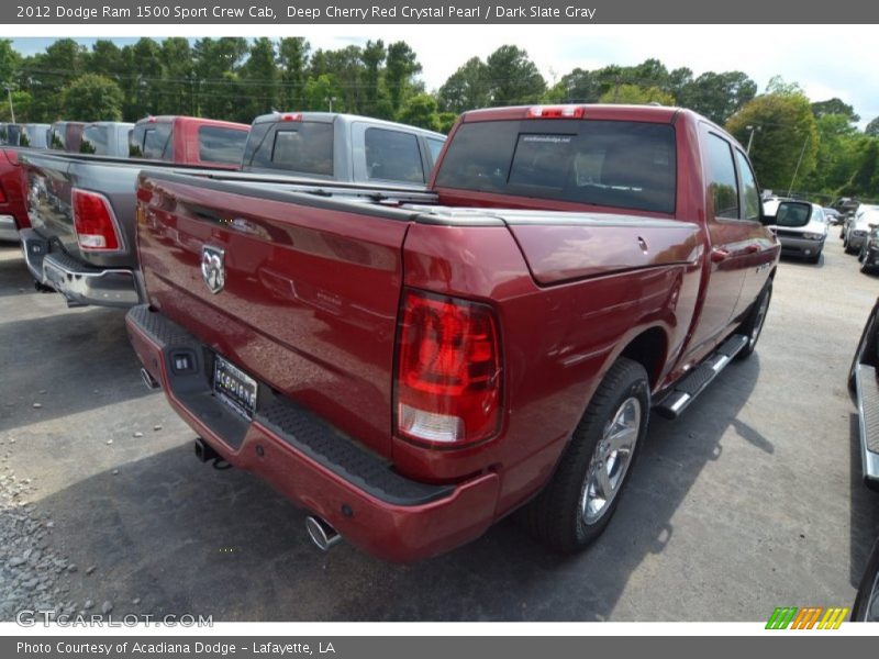 Deep Cherry Red Crystal Pearl / Dark Slate Gray 2012 Dodge Ram 1500 Sport Crew Cab