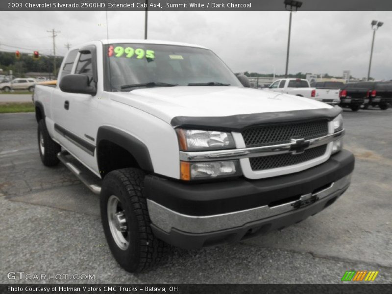 Summit White / Dark Charcoal 2003 Chevrolet Silverado 2500HD Extended Cab 4x4