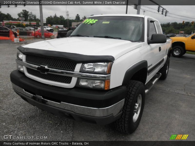 Summit White / Dark Charcoal 2003 Chevrolet Silverado 2500HD Extended Cab 4x4