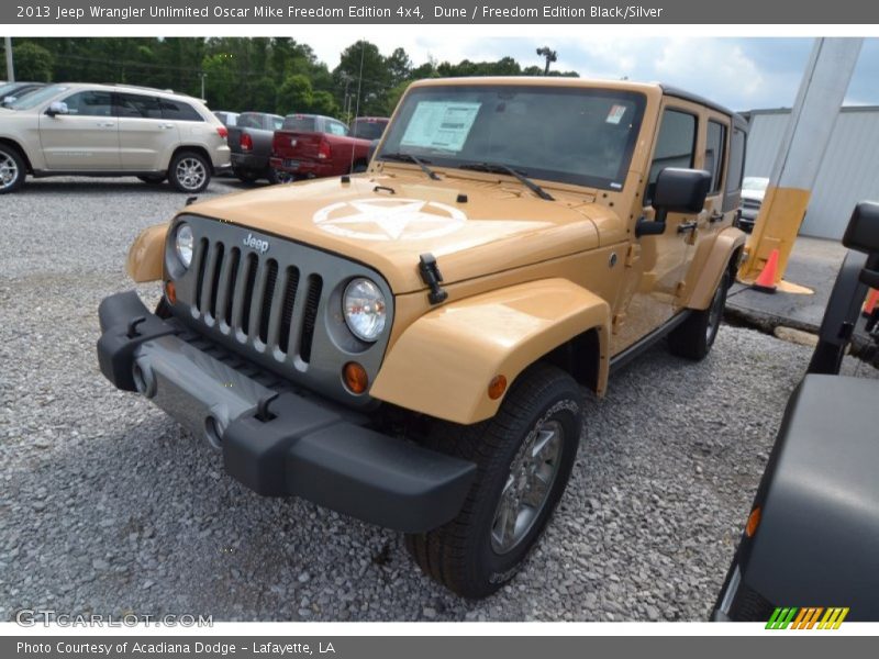 Dune / Freedom Edition Black/Silver 2013 Jeep Wrangler Unlimited Oscar Mike Freedom Edition 4x4
