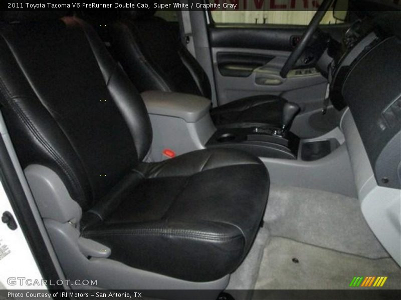 Super White / Graphite Gray 2011 Toyota Tacoma V6 PreRunner Double Cab