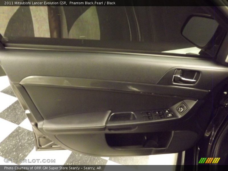 Phantom Black Pearl / Black 2011 Mitsubishi Lancer Evolution GSR