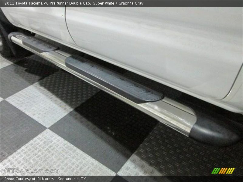 Super White / Graphite Gray 2011 Toyota Tacoma V6 PreRunner Double Cab