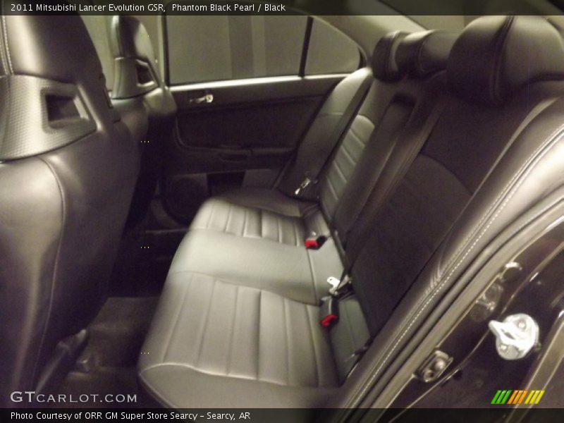 Phantom Black Pearl / Black 2011 Mitsubishi Lancer Evolution GSR
