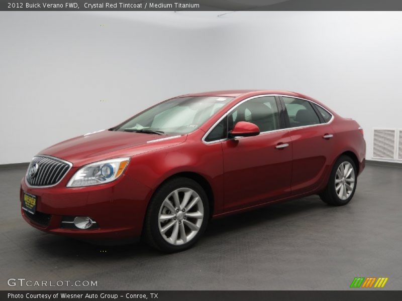 Crystal Red Tintcoat / Medium Titanium 2012 Buick Verano FWD