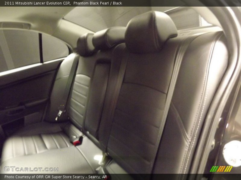 Phantom Black Pearl / Black 2011 Mitsubishi Lancer Evolution GSR