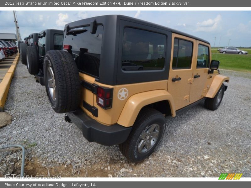 Dune / Freedom Edition Black/Silver 2013 Jeep Wrangler Unlimited Oscar Mike Freedom Edition 4x4