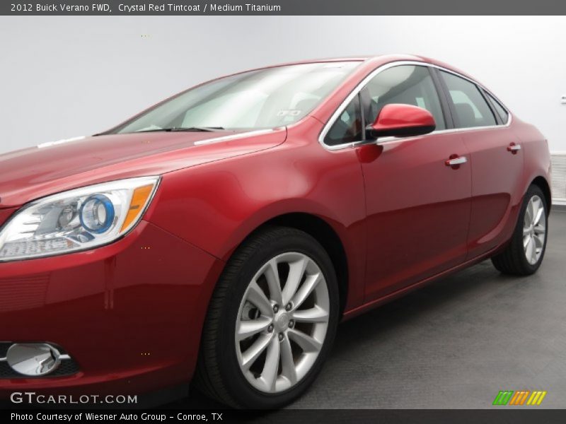 Crystal Red Tintcoat / Medium Titanium 2012 Buick Verano FWD