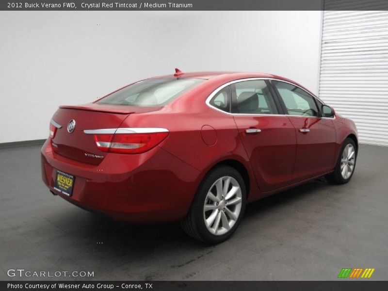 Crystal Red Tintcoat / Medium Titanium 2012 Buick Verano FWD