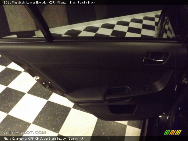 Phantom Black Pearl / Black 2011 Mitsubishi Lancer Evolution GSR
