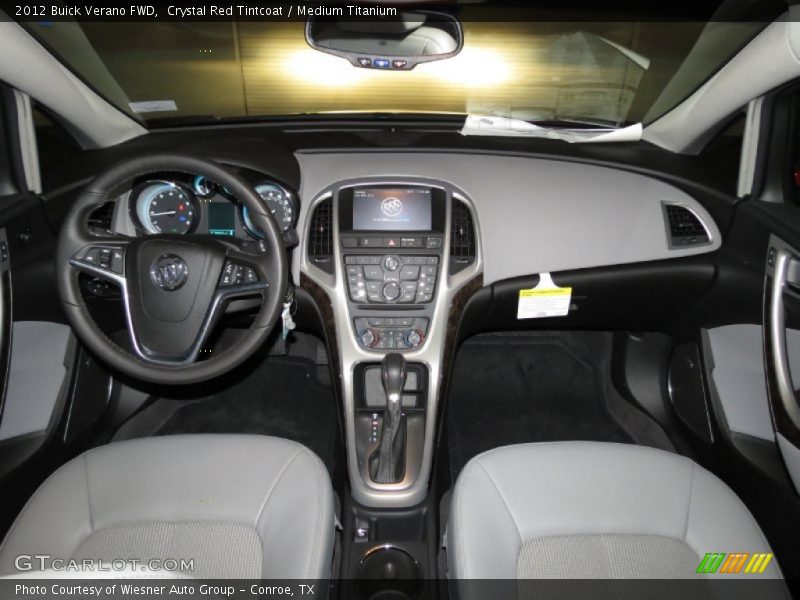 Crystal Red Tintcoat / Medium Titanium 2012 Buick Verano FWD