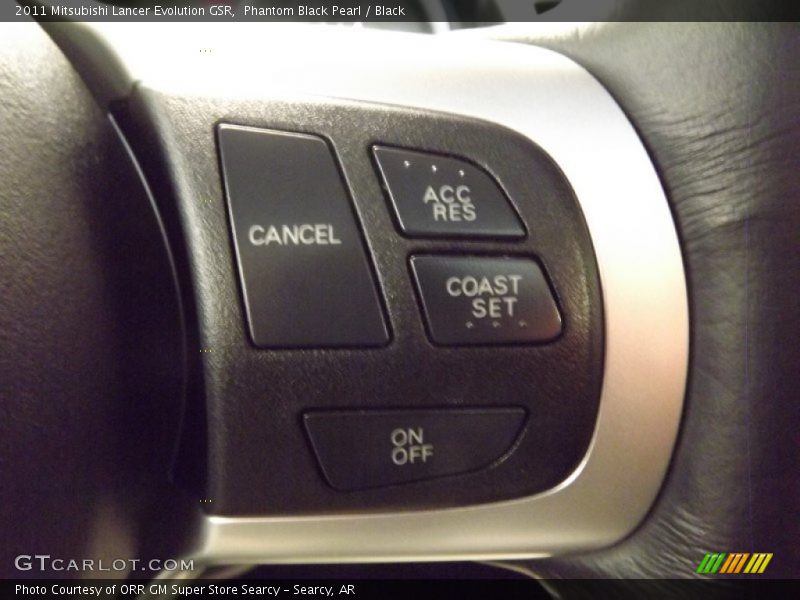 Phantom Black Pearl / Black 2011 Mitsubishi Lancer Evolution GSR