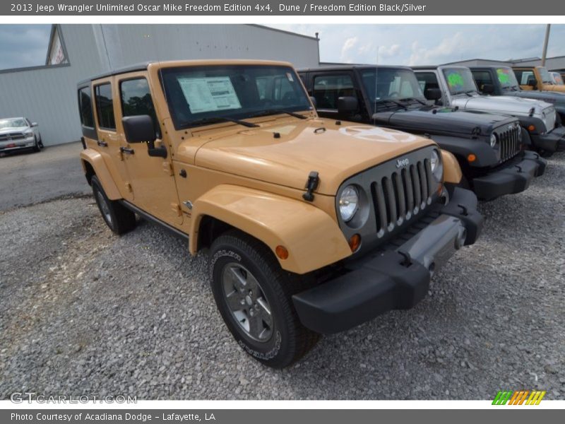 Dune / Freedom Edition Black/Silver 2013 Jeep Wrangler Unlimited Oscar Mike Freedom Edition 4x4