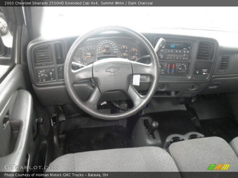 Summit White / Dark Charcoal 2003 Chevrolet Silverado 2500HD Extended Cab 4x4