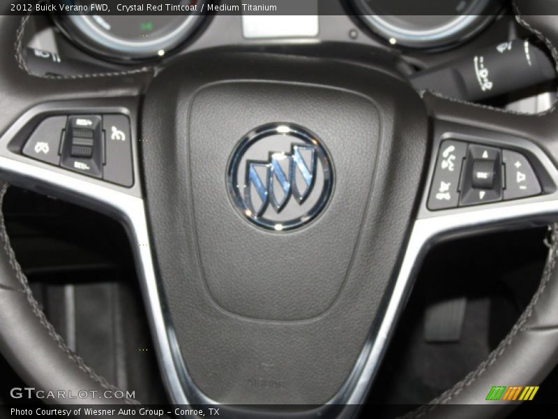 Crystal Red Tintcoat / Medium Titanium 2012 Buick Verano FWD