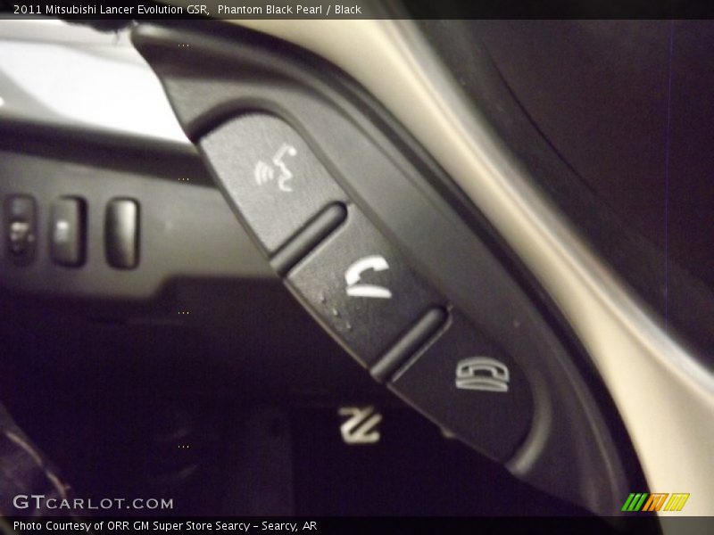 Phantom Black Pearl / Black 2011 Mitsubishi Lancer Evolution GSR