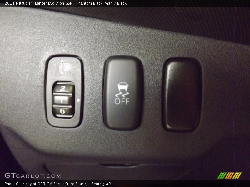 Phantom Black Pearl / Black 2011 Mitsubishi Lancer Evolution GSR