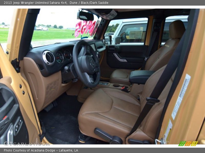 Dune / Black/Dark Saddle 2013 Jeep Wrangler Unlimited Sahara 4x4