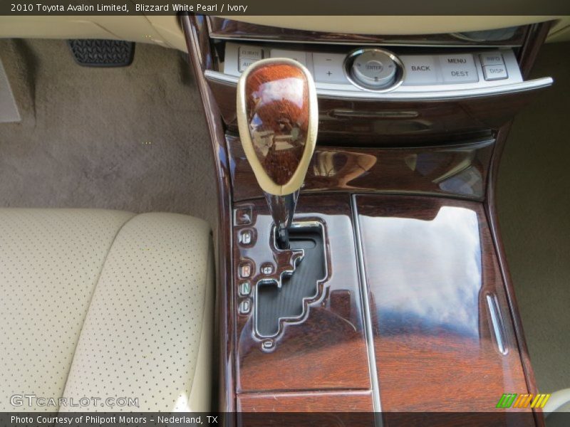 Blizzard White Pearl / Ivory 2010 Toyota Avalon Limited
