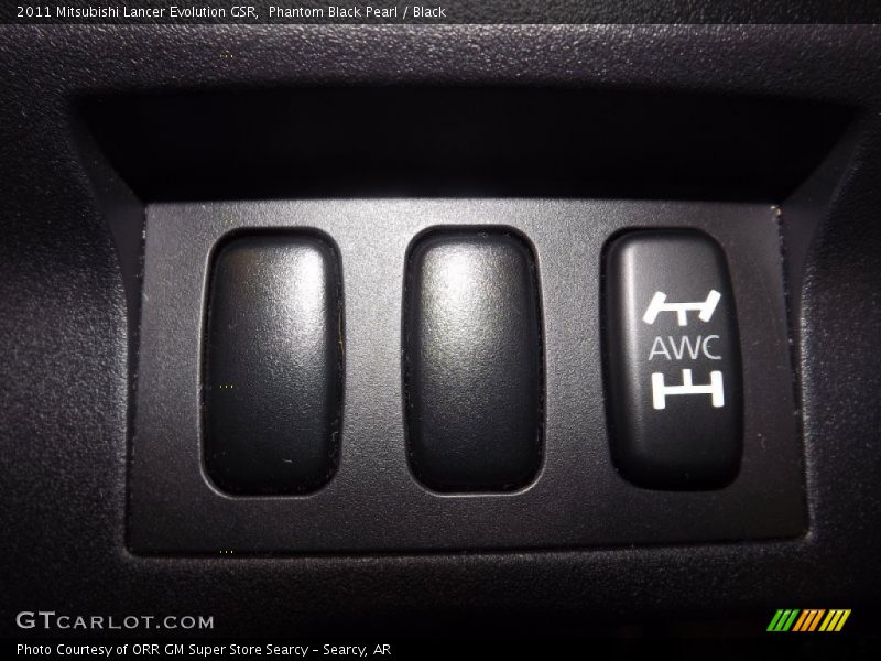Phantom Black Pearl / Black 2011 Mitsubishi Lancer Evolution GSR