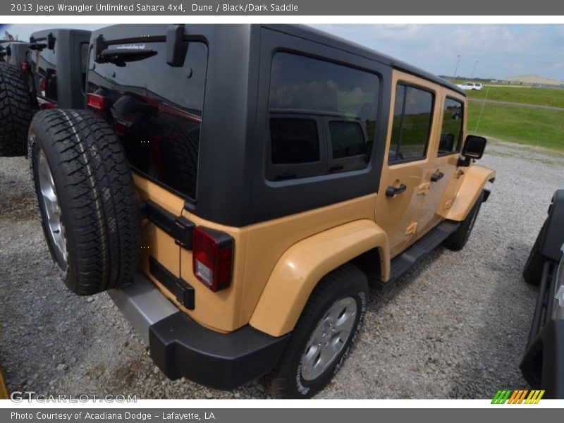 Dune / Black/Dark Saddle 2013 Jeep Wrangler Unlimited Sahara 4x4