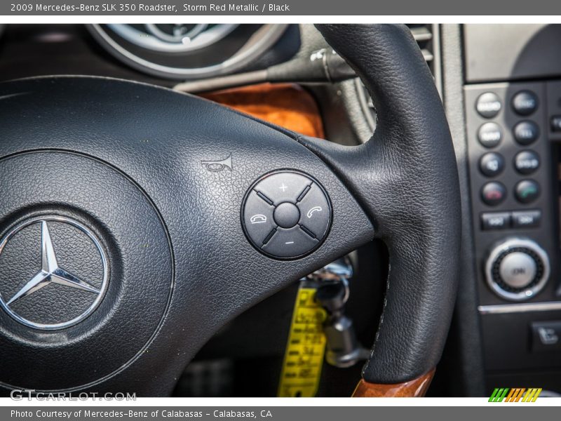 Controls of 2009 SLK 350 Roadster