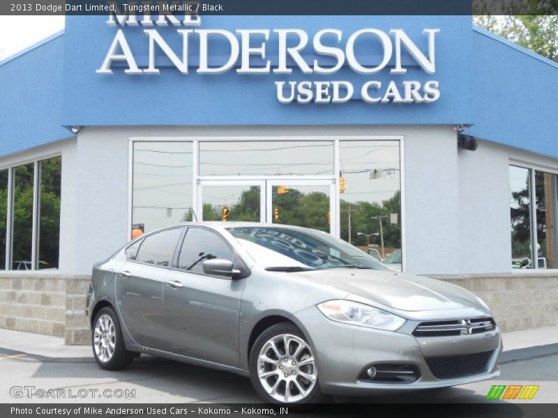 Tungsten Metallic / Black 2013 Dodge Dart Limited