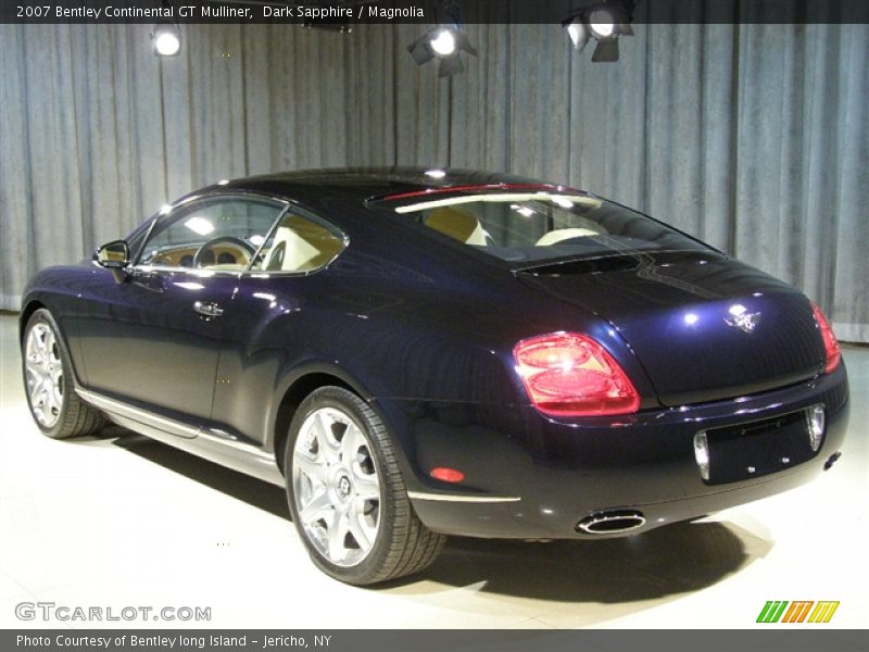 Dark Sapphire / Magnolia 2007 Bentley Continental GT Mulliner