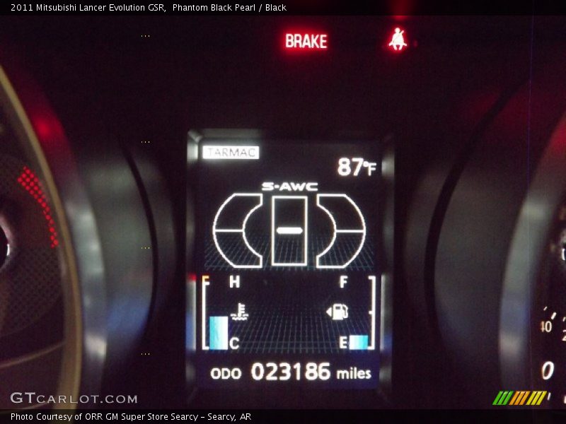 Phantom Black Pearl / Black 2011 Mitsubishi Lancer Evolution GSR