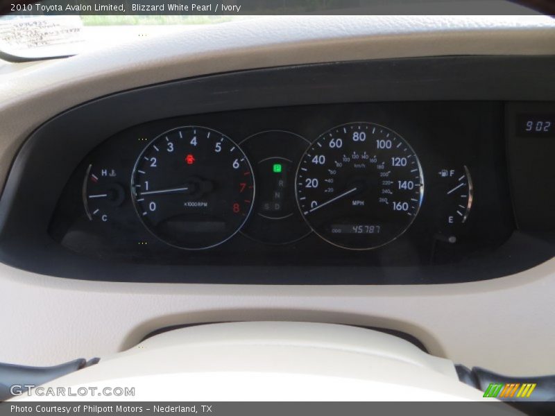Blizzard White Pearl / Ivory 2010 Toyota Avalon Limited