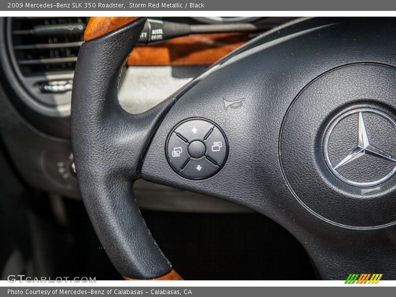 Controls of 2009 SLK 350 Roadster
