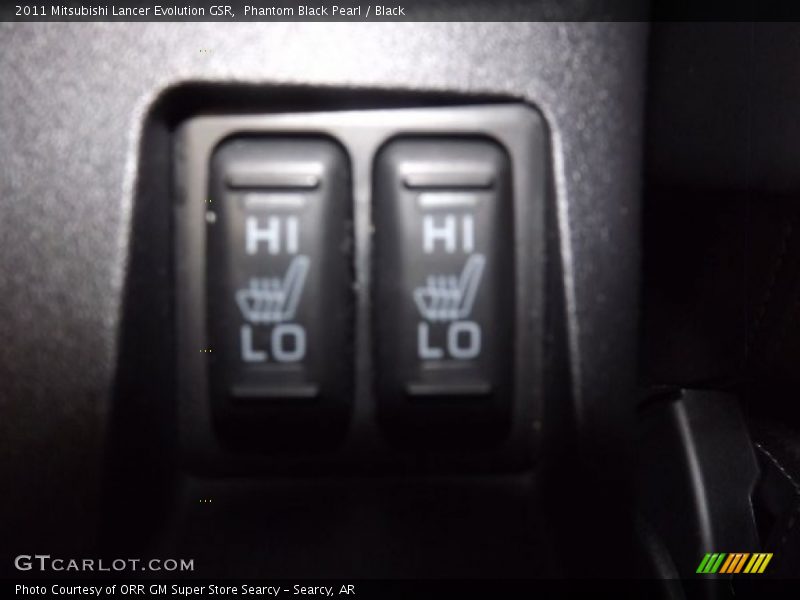 Phantom Black Pearl / Black 2011 Mitsubishi Lancer Evolution GSR