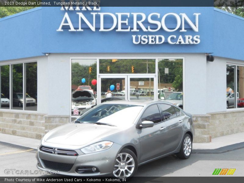 Tungsten Metallic / Black 2013 Dodge Dart Limited
