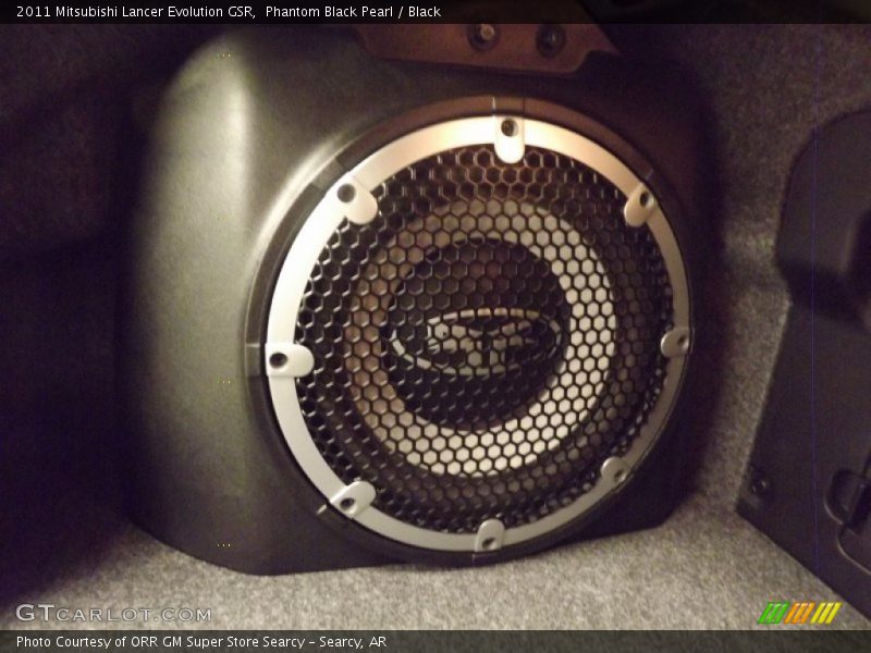 Phantom Black Pearl / Black 2011 Mitsubishi Lancer Evolution GSR